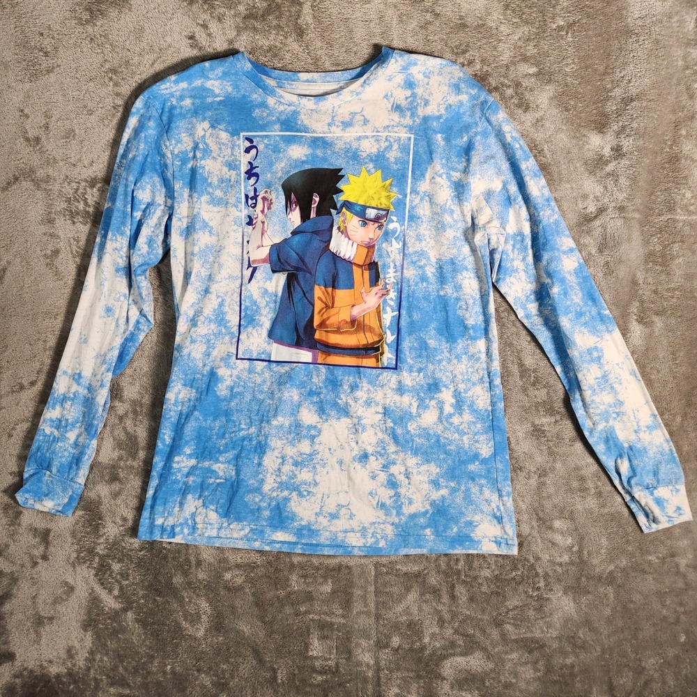 Ripple Junction Naruto Shippuden Anime Tie Dye Long Sleeve‎ Shirt Size L